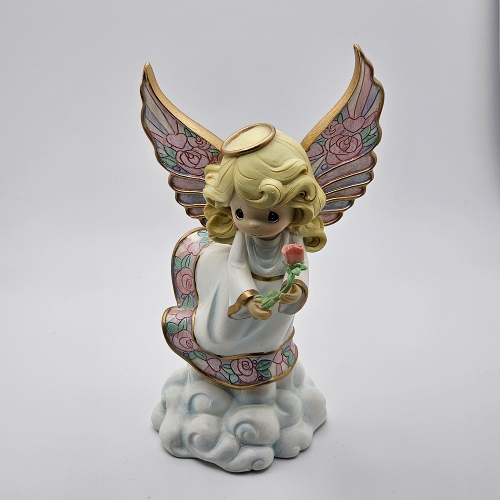 Precious Moments HEAVENLY LOVE On Heaven's Wings Hamilton Collection Angel